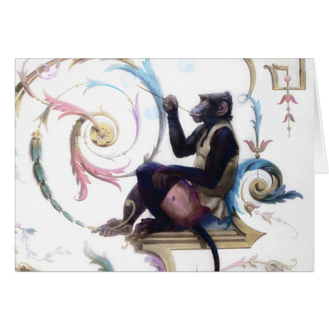 Cartão Bolhas de Macacos (Frente Horizontal)