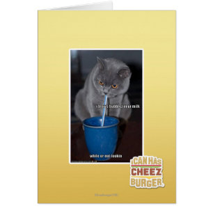 Cartão Bolhas dos sopros no leite do ur