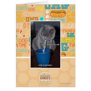 Cartão Bolhas dos sopros no leite do ur