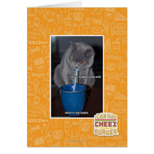 Cartão Bolhas dos sopros no leite do ur