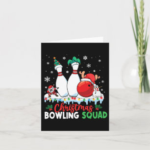 Cartão Boliche de Natal Papais noeis Dabbing Engraçado C