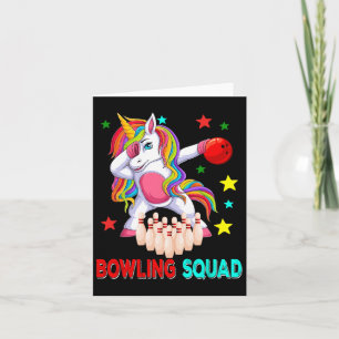 Cartão Boliche Esquadrão Dabbing Unicorn Player - Figurin