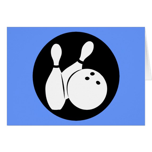 Cartão Boliche legal (Frente Horizontal)