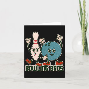 Cartão Boliches Bros Equipe Liga Beco Byll Bowler - Bowli