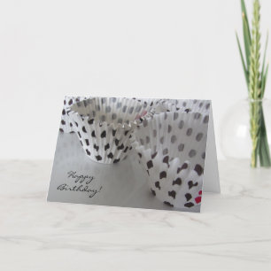 Cartão Bolinhas Aniversário Deseja