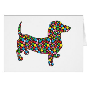 Cartão Bolinhas Doxie