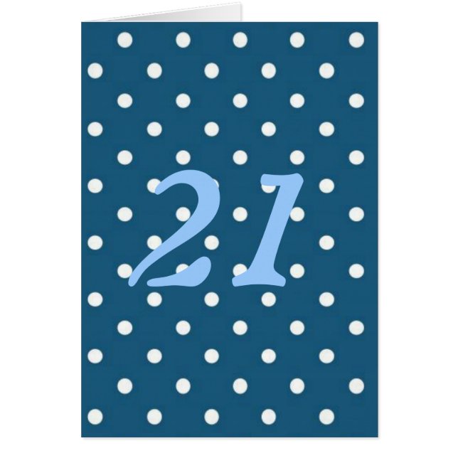 Cartão Bolinhas Teais (Frente)