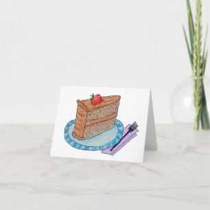 Cartão Bolo de Aniversário
