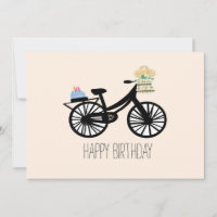 Bolo de Bicicleta Vintage de Aniversário Flor Feli