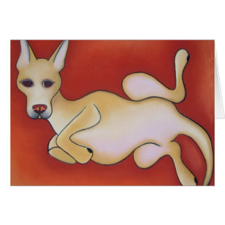 Cartão Bolo de cabeça para baixo por Robyn Feeley