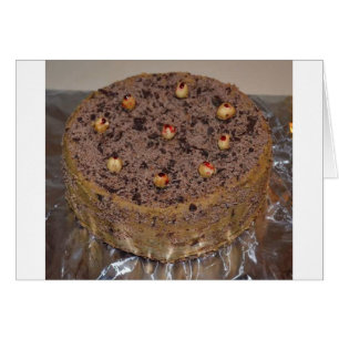 Cartão bolo de cenoura