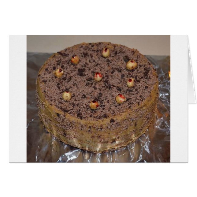 Cartão bolo de cenoura (Frente Horizontal)