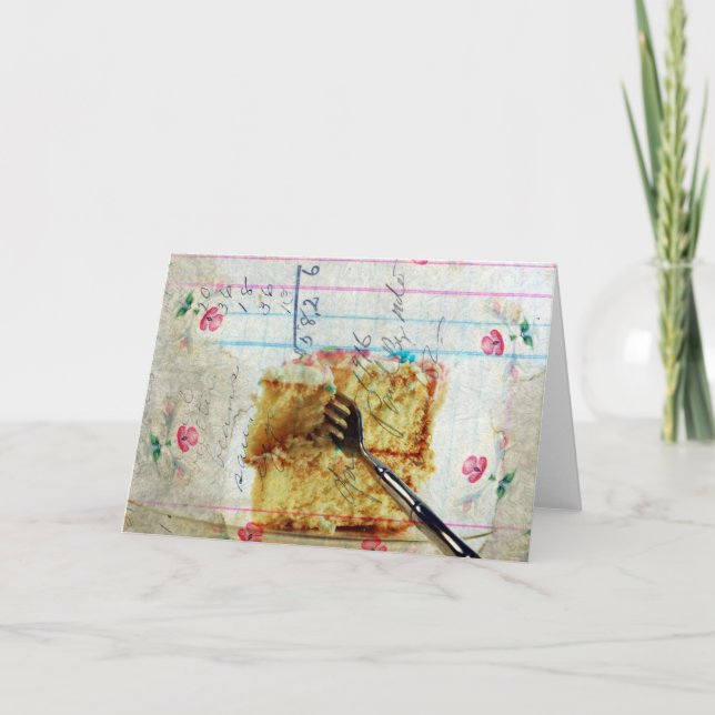 Cartão Bolo de Comida (Frente)