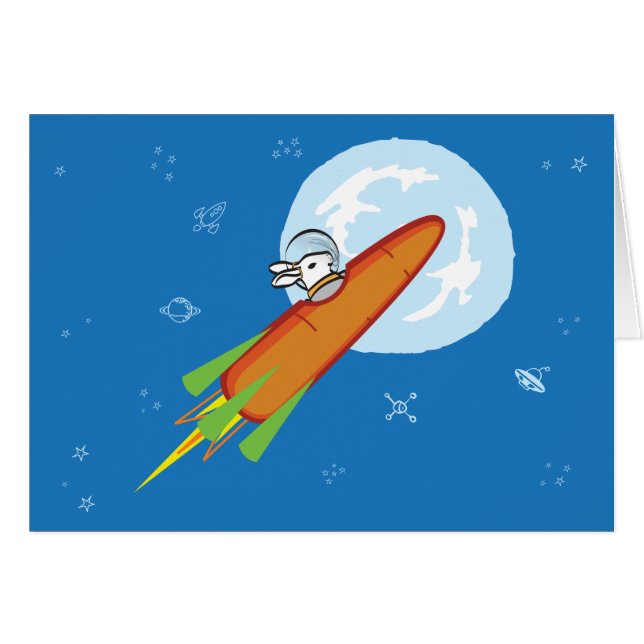 CARTÃO BOLO DE ROCKET (Frente Horizontal)