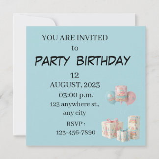 Cartão Bolo Fofo e Cupcakes