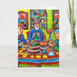 Cartão Bolos de Aniversário