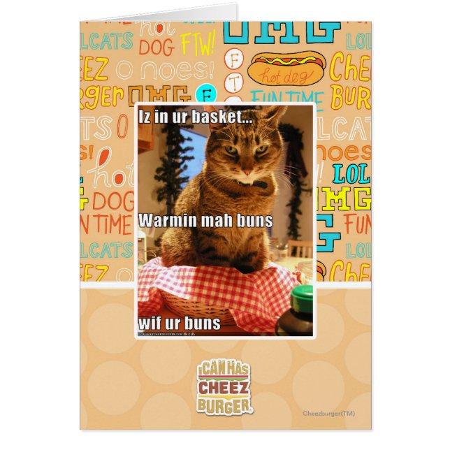 Cartão Bolos de mah aquecidos (Frente)