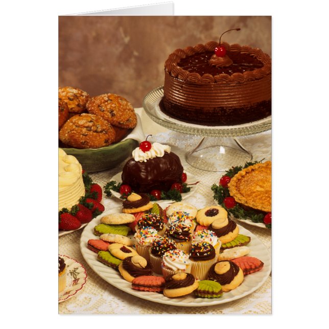 Cartão Bolos e doces (Frente)