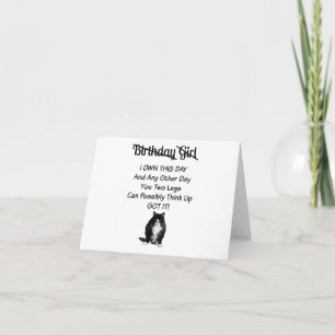 Cartão Bolsa de Natal Engraçado