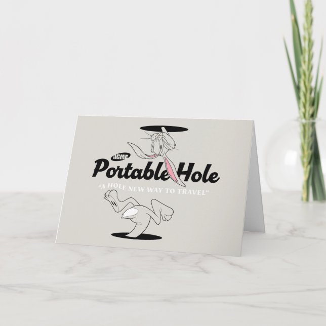 Cartão BOLSAS DE CARRO™ | INSETOS BUNNY™ ACME Orifício po (Frente)