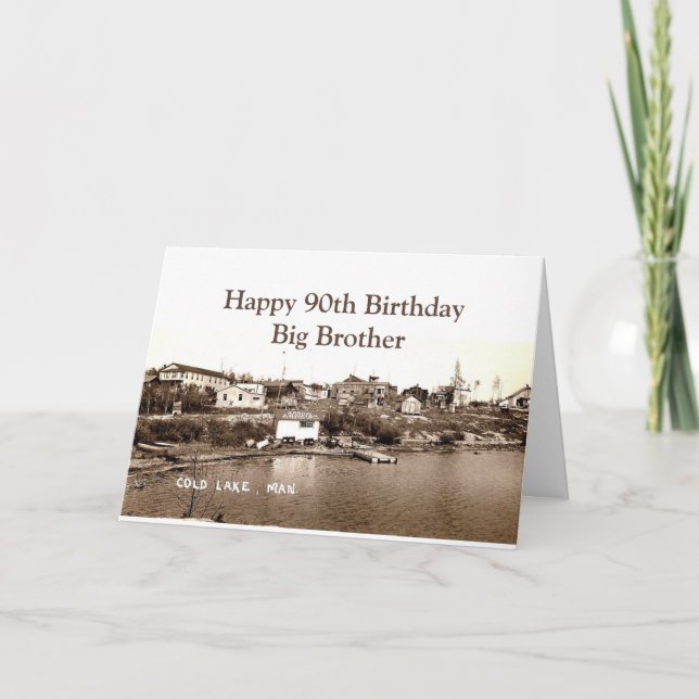 Cartão Bom aniversário (Frente)