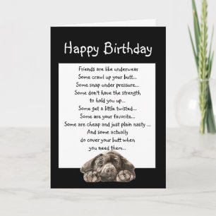 Cartão Bom aniversário para o amigo que Cobrir seu Bumbu