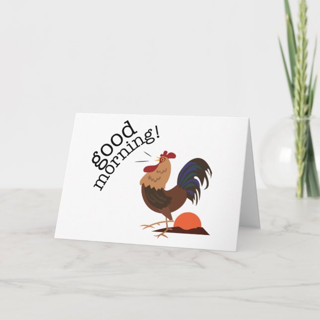 Cartão Bom dia (Frente)