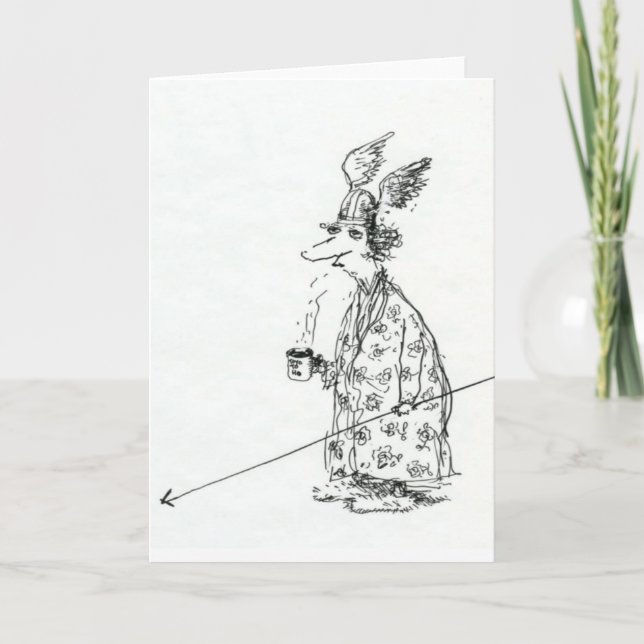 Cartão Bom dia, Brunnhilde Card (Frente)