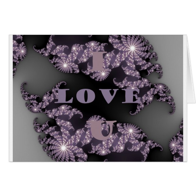 Cartão Bom Dia Eu Te Amo. (Frente Horizontal)