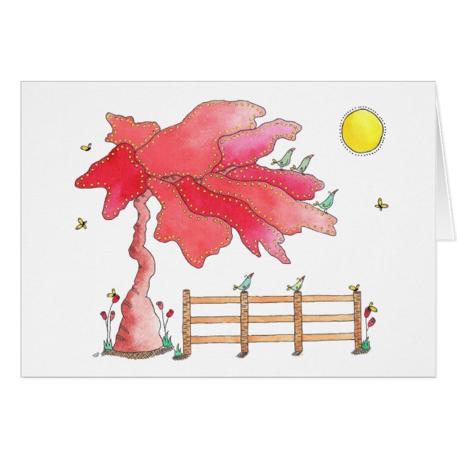 Cartão Bom Dia Sol, Vazio (Frente Horizontal)