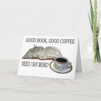 CARTÃO BOM LIVRO, BOM CAFÉ
