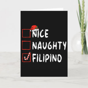 Cartão Bom Natal Filipino Filipinas Férias Natalícias H