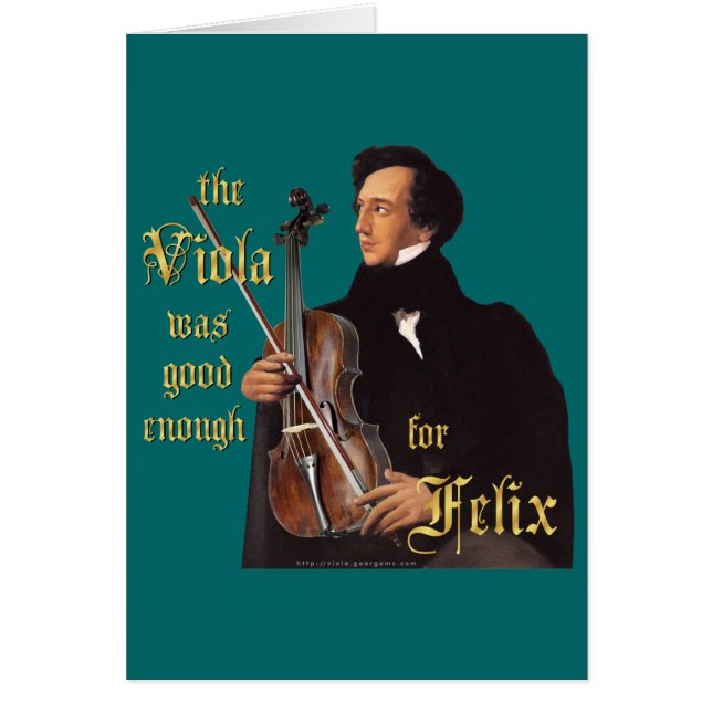 Cartão Bom o suficiente para Felix (Frente)