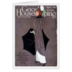 Cartão Bom tarefas domésticas cobrir de Coles Phillips d