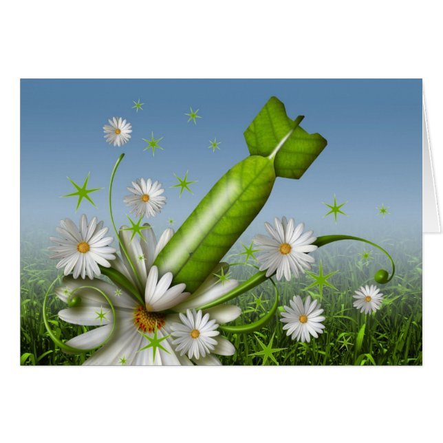 Cartão Bomba da Flor (Frente Horizontal)