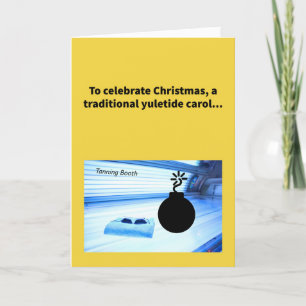 Cartão Bomba de O tanino - Natal