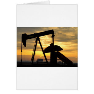 Cartão Bomba de petróleo