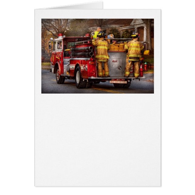 Cartão Bombeiro - Corpo de Bombeiros de Metuchen (Frente)