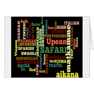 Cartão Bon Irish Safari Hapanese Voyage