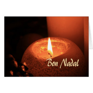 Cartão Bon Nadal Catalan Candles