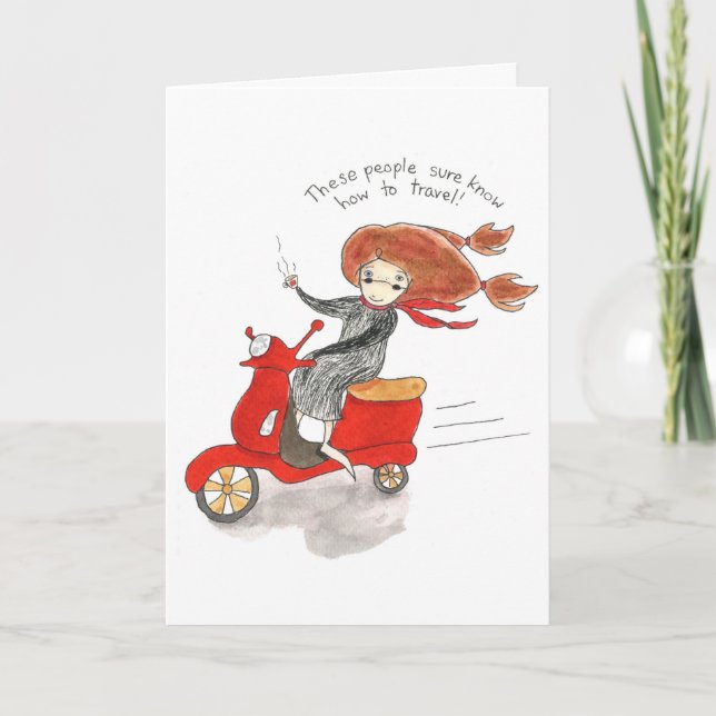 Cartão Bon Voyage Card (Frente)