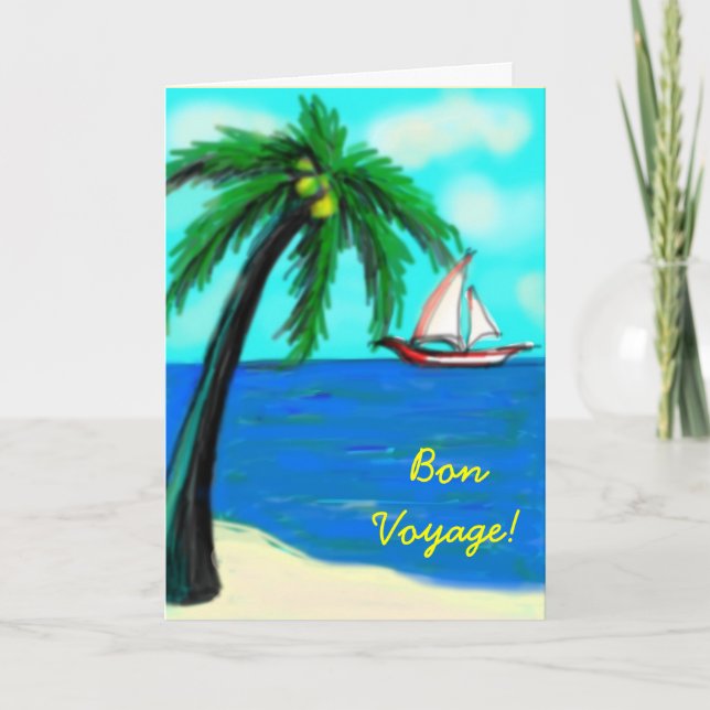 Cartão Bon Voyage - card (Frente)