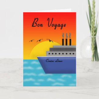 Cartão Bon Voyage (Cruise) Greeting Card