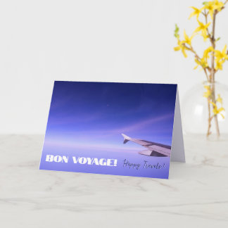 Cartão Bon Voyage Happy Viagem