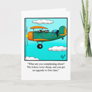 Cartão Bon Voyage Humor Greeting Card