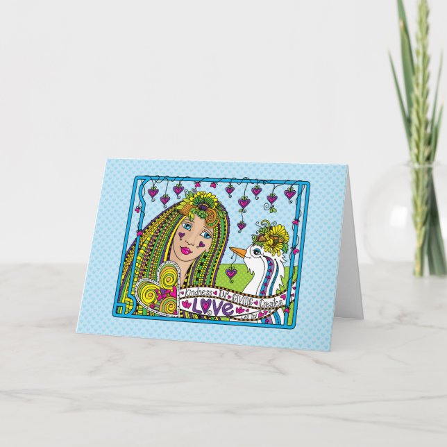 Cartão Bondade em Dá_Saudação (Frente)