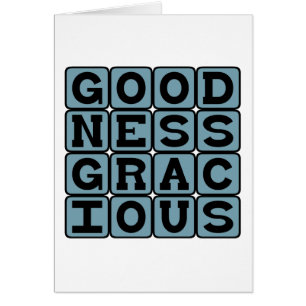 Cartão Bondade Graciosa, Surpresa Alliterativa