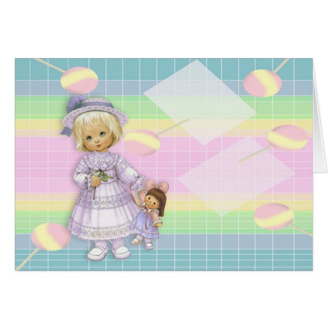 Cartão Boneca (Frente Horizontal)