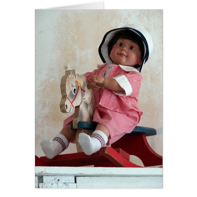 Cartão Boneca Antiga (Frente)