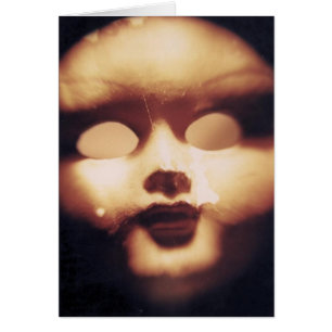 Cartão Boneca assustador